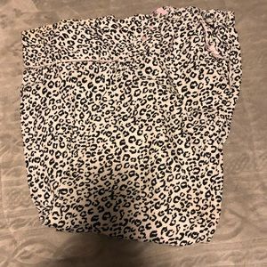 Vs leopard print pj pants